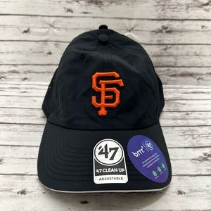 San Francisco Giants Baseball Cap One Size Lightweight Breathable Black Orange